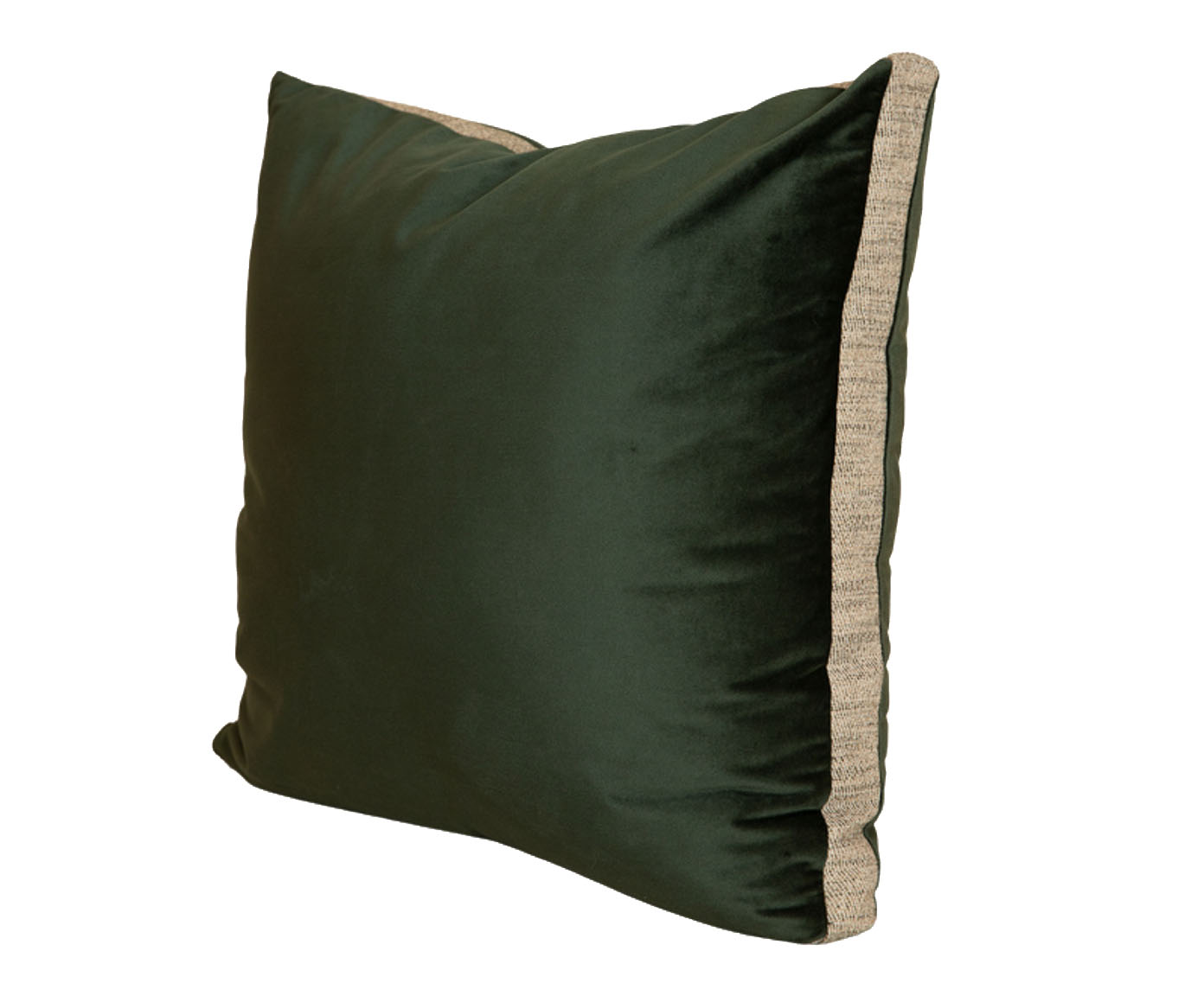 Almofada em Veludo Cole&ccedil;&atilde;o Brunello Italian Verde Musgo image number 0