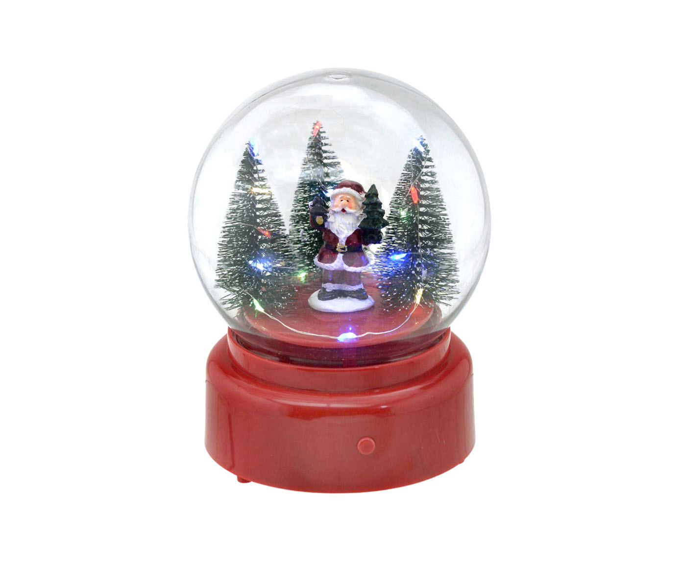 Globo Decorativo Papai Noel Luz e Movimento - 19 cm - image 0