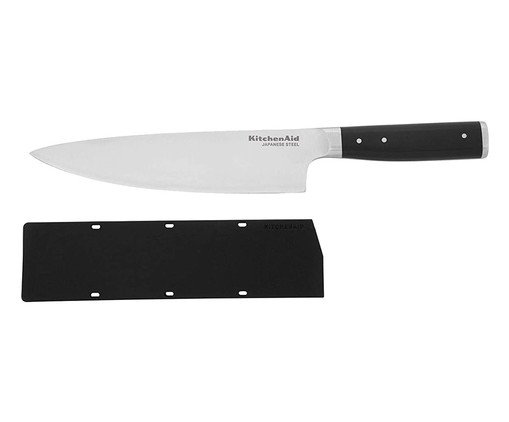 Faca de Corte em Inox Japanese Steel Preta - image 0