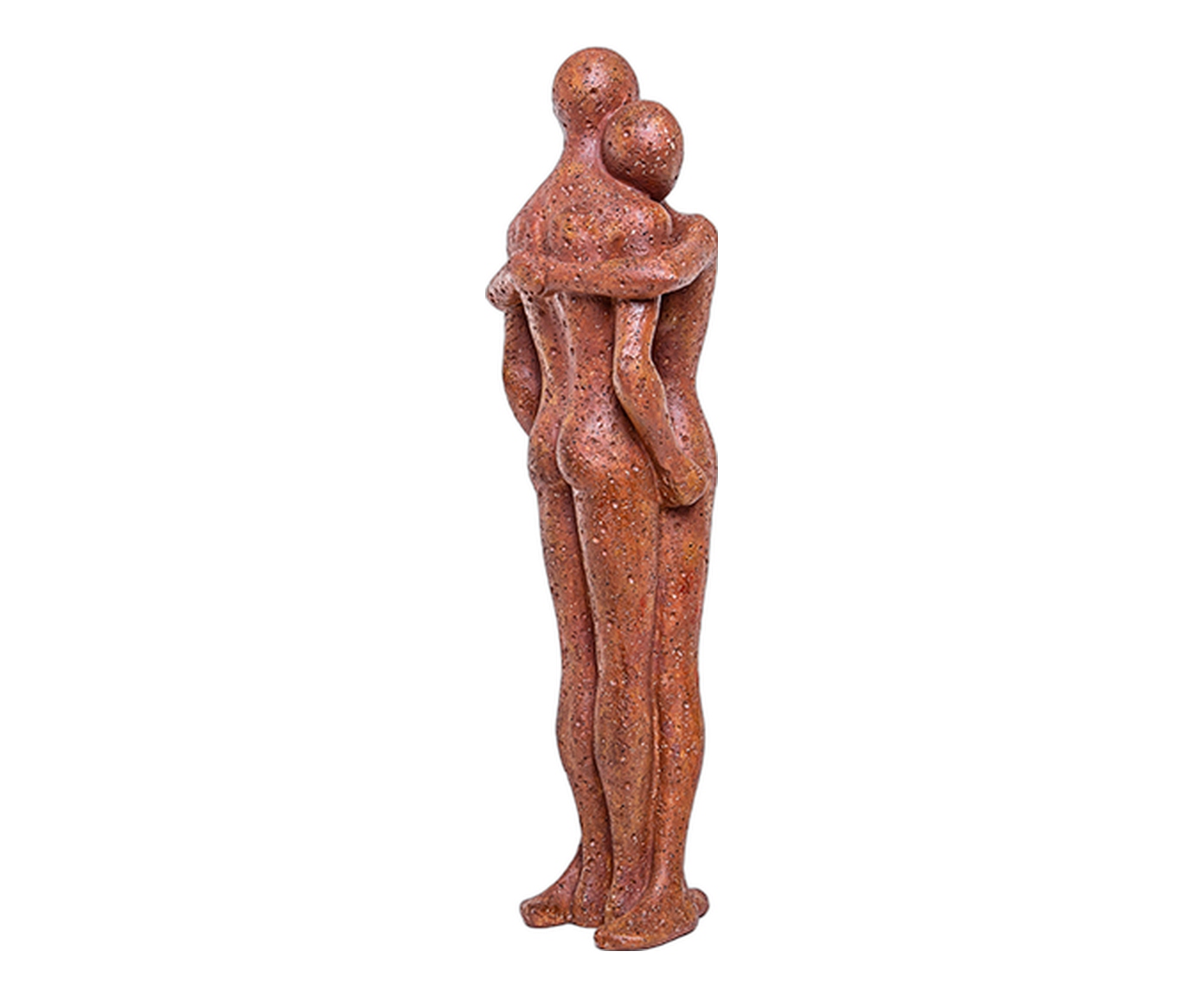 Escultura Casal Abra&ccedil;ado Terracota image number 1