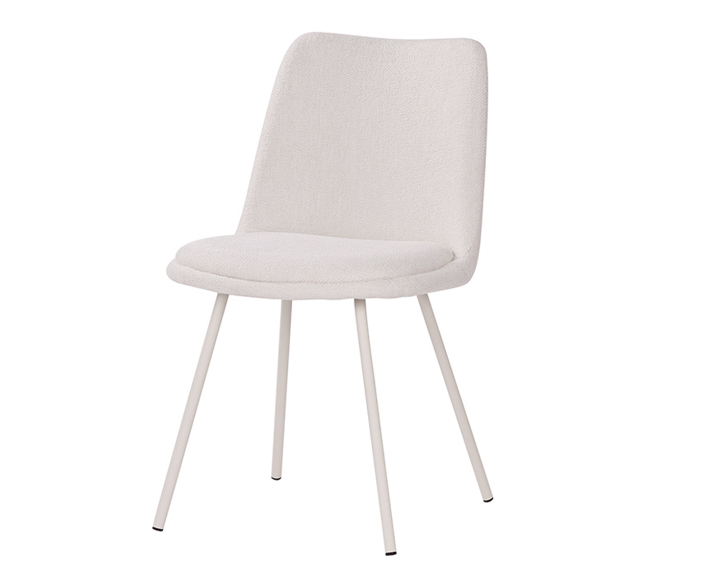 Cadeira Selene Tecido Off White Base Areia image number 1