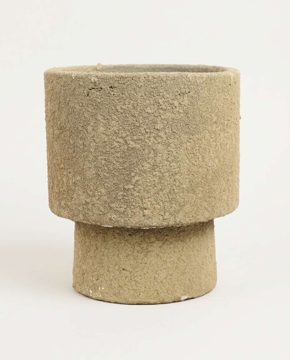 Cachepot Zen Bege Pequeno image number 4