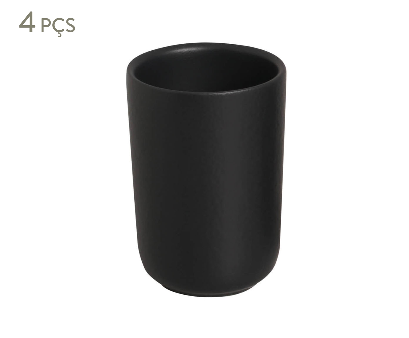 Jogo de Copos Neo Preto Matte image number 0