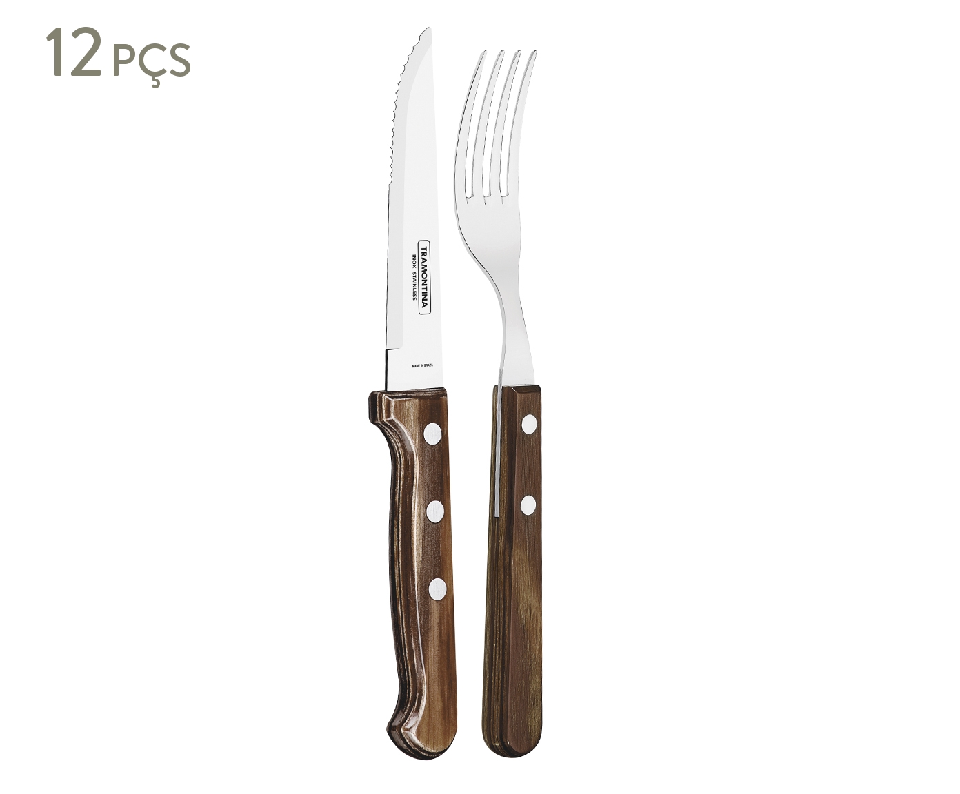 Jogo para Churrasco em Inox Emitima image number 0