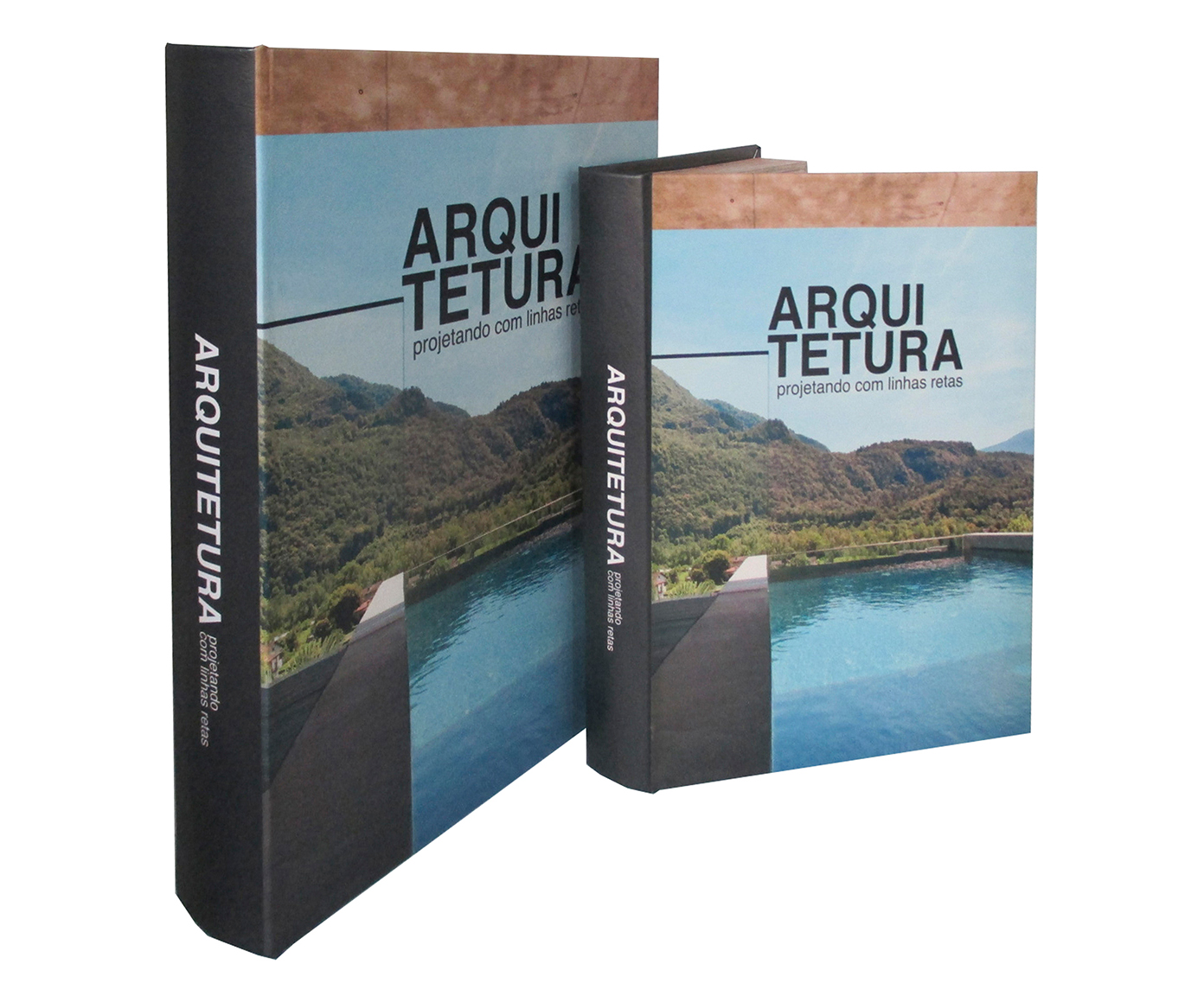 Jogo de Book Boxes Arquitetura I   Azul image number 0
