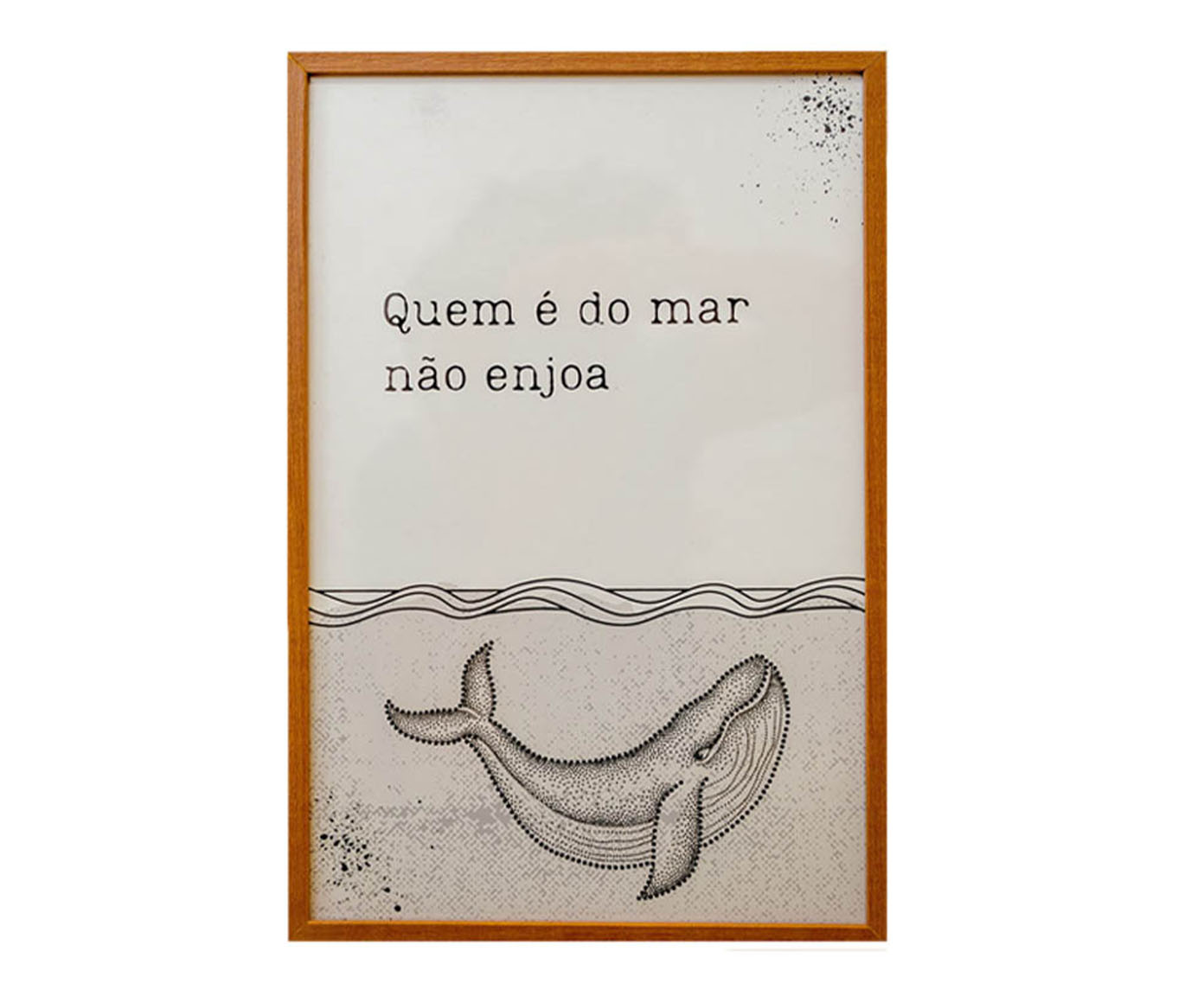 Quadro Mar Preto e Bege image number 0