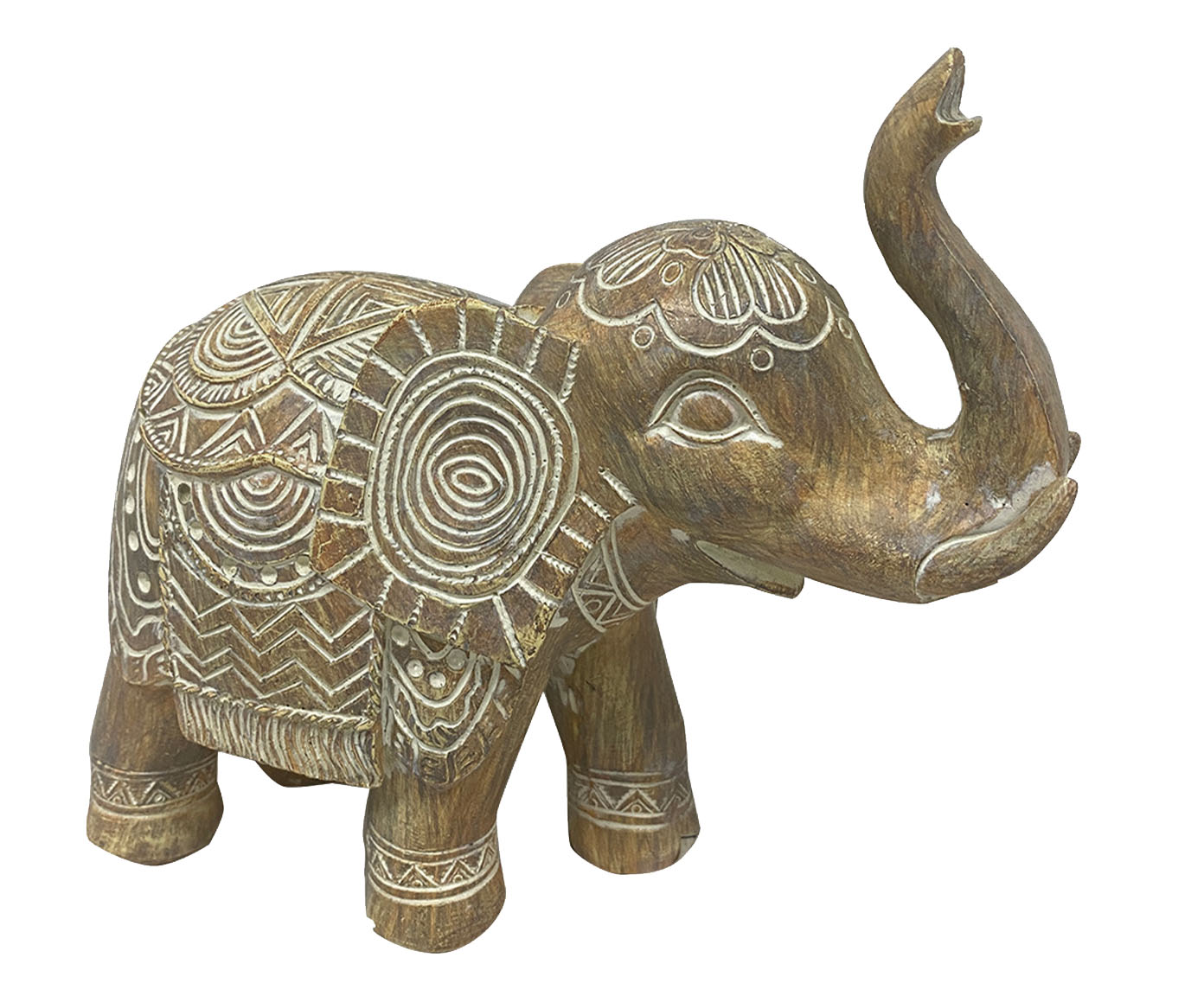 Adorno Elefante Bege image number 0