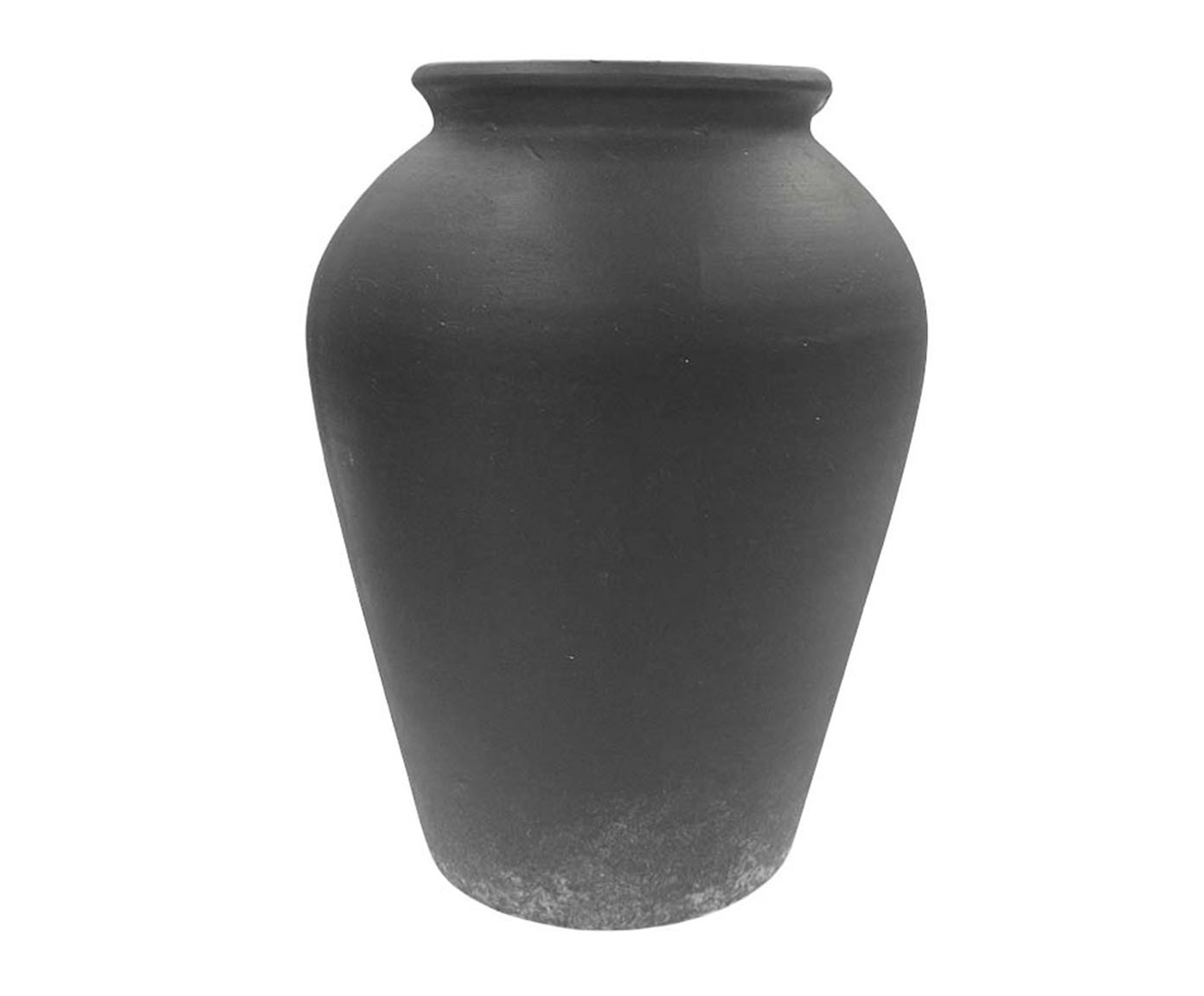 Vaso Macedonia Com Pintura Preta R&uacute;stica image number 1