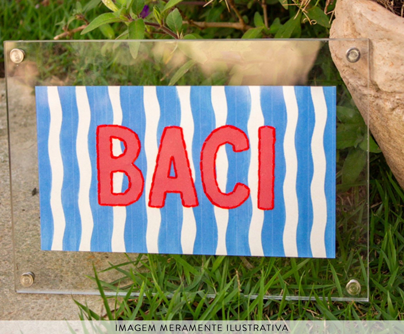 Quadro em Acr&iacute;lico "Baci" image number 1