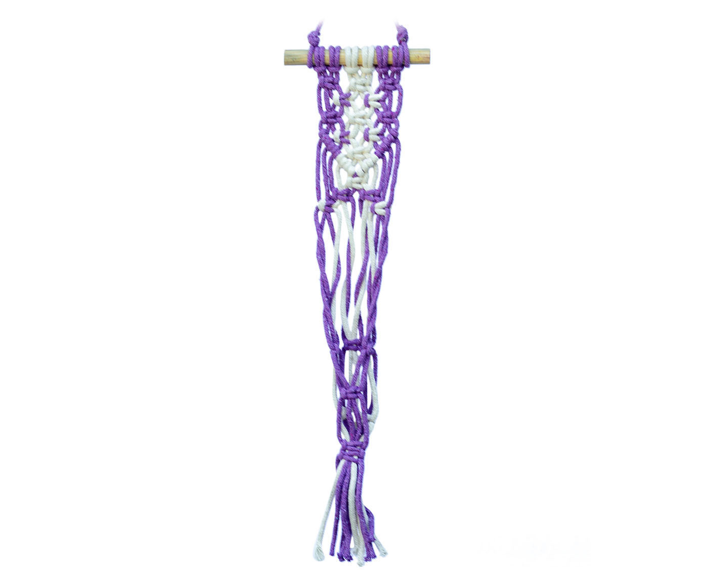 Hanger em Macram&ecirc; Lavanda - image 0