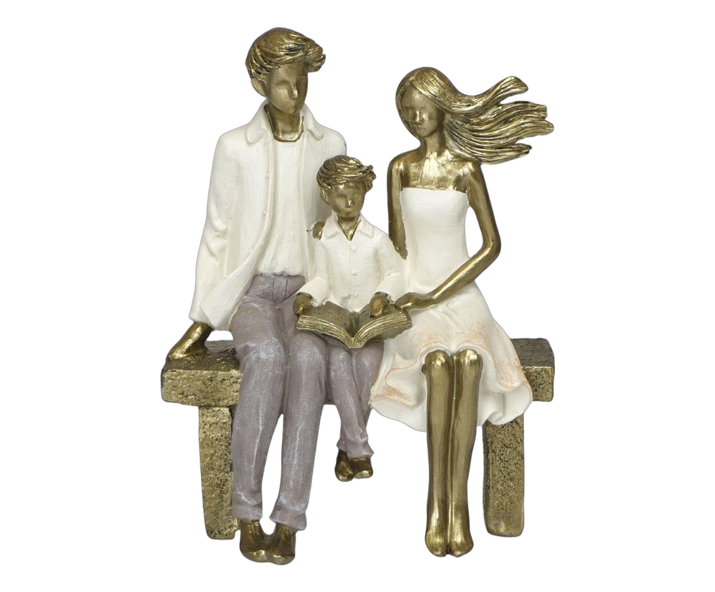 Fam&iacute;lia Decorativa Canto Dourado e Off-white image number 0