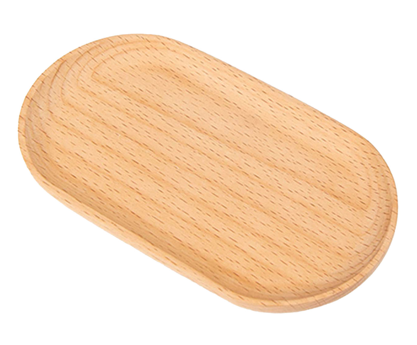 Bandeja em Bambu Oval de Faia - image 0