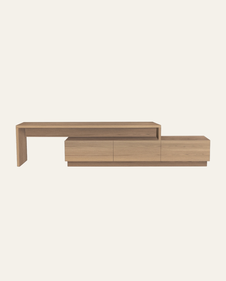 Rack Extensivel Neo Carvalho Am&ecirc;ndoa - image 0