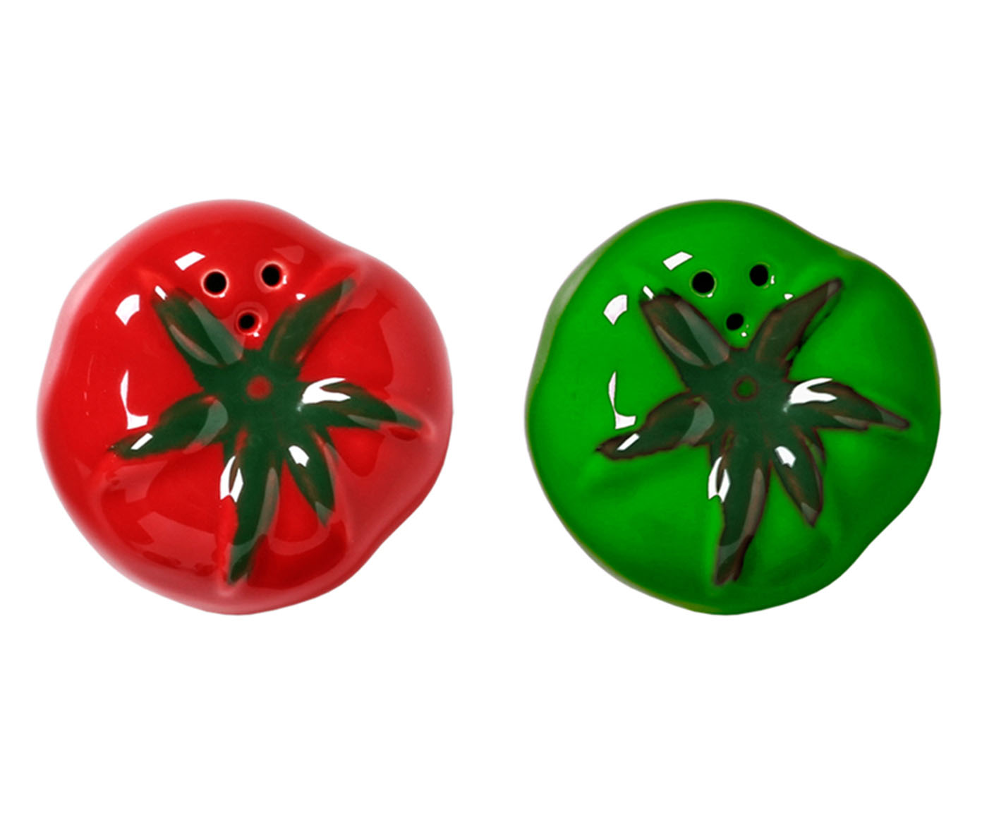 Jogo de Saleiro e Pimenteiro Tomate image number 1