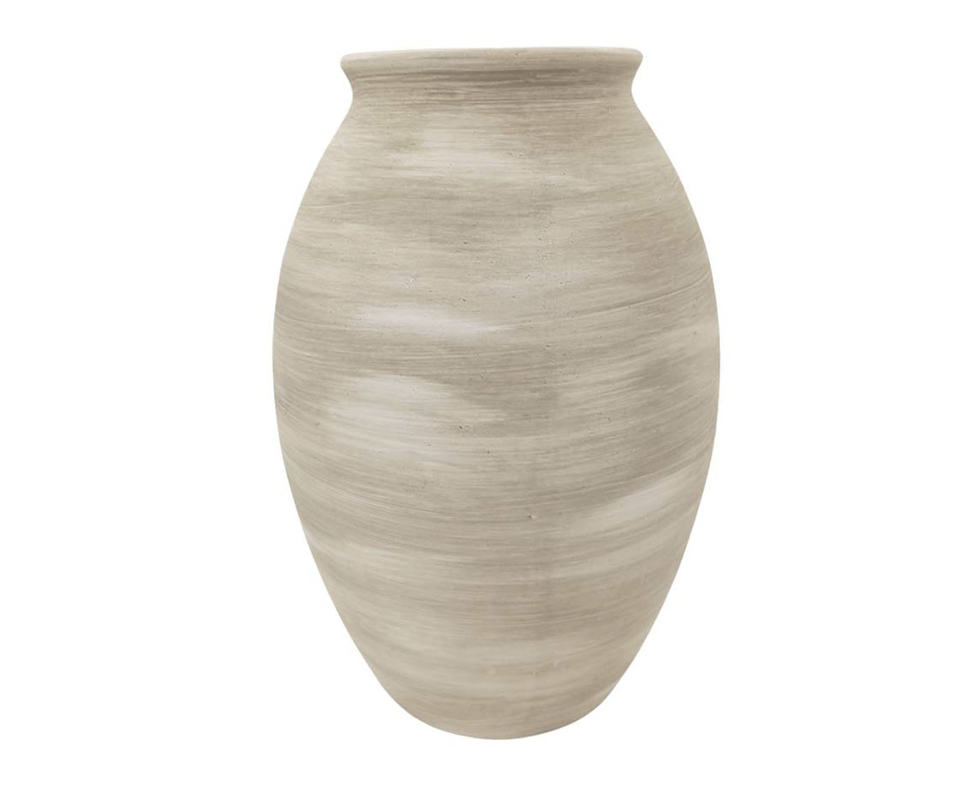 Vaso Constantinopla Com Pintura Branca Rustica image number 0