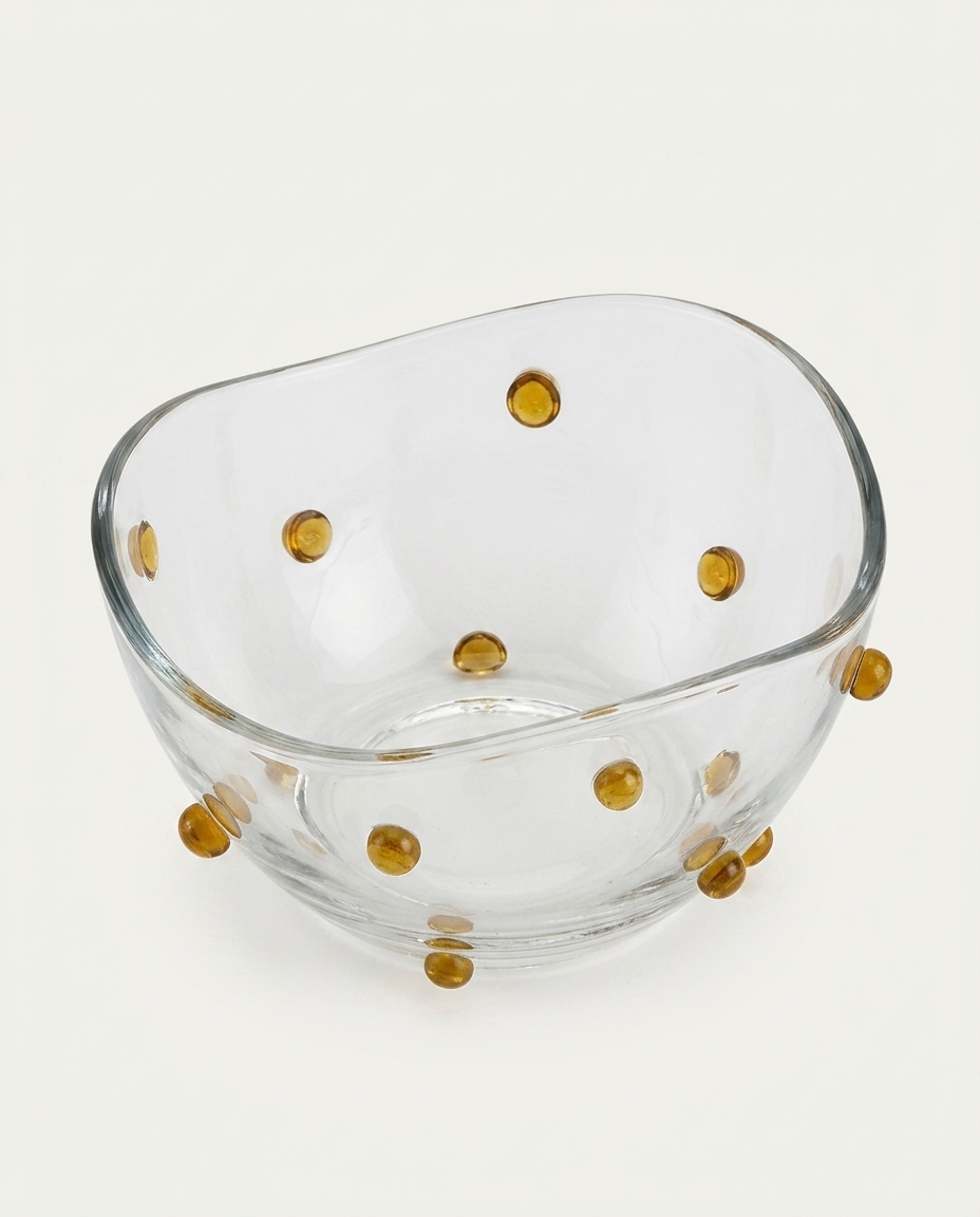 Bowl Mini de Vidro com Gemas &Acirc;mbar - image 1