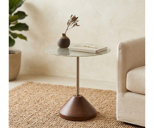 Mesa lateral Yp&ecirc; Castanho image number 2