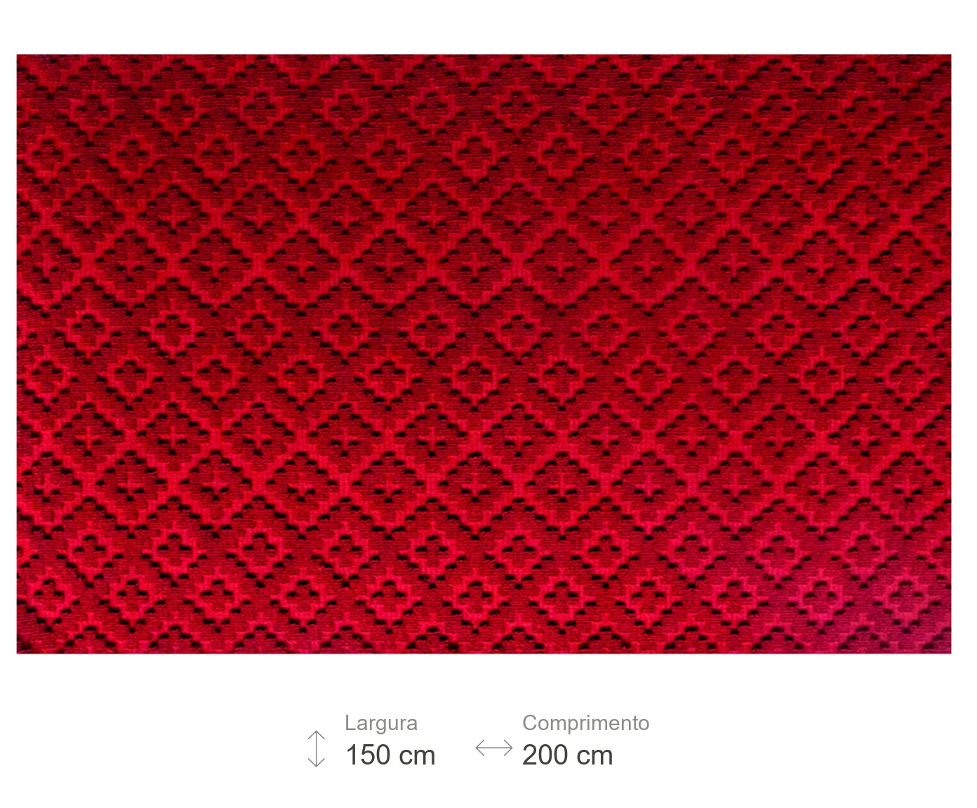 Tapete Oriental Strauss Forms Vermelho image number 2
