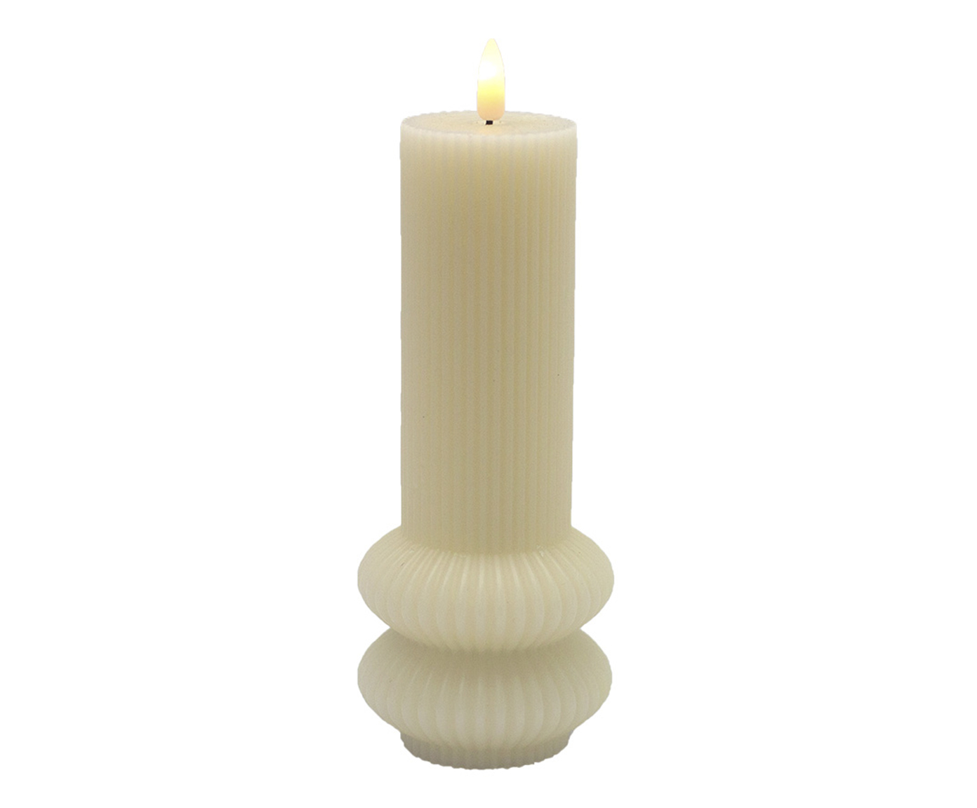 Vela Decorativa de LED Leggero Bege image number 0
