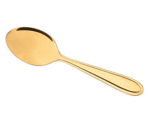 Jogo de Colheres para Caf&eacute; Gastro Dourado image number 1