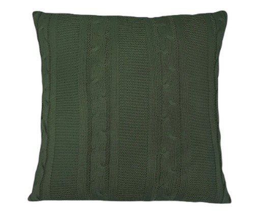 Capa para Almofada Tric&ocirc; Tresse Verde - image 0