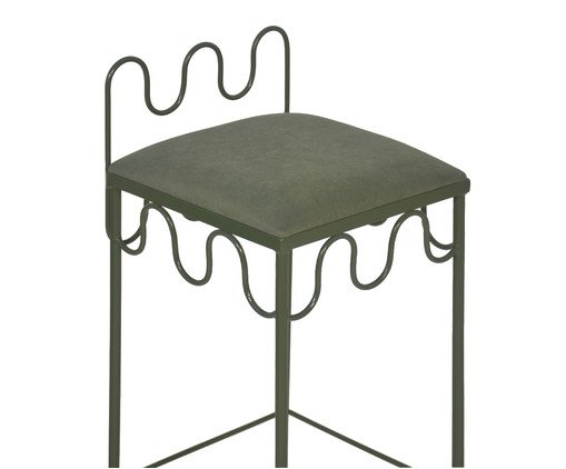 Banqueta Pop Indoor Ondas -  Verde Musgo image number 5