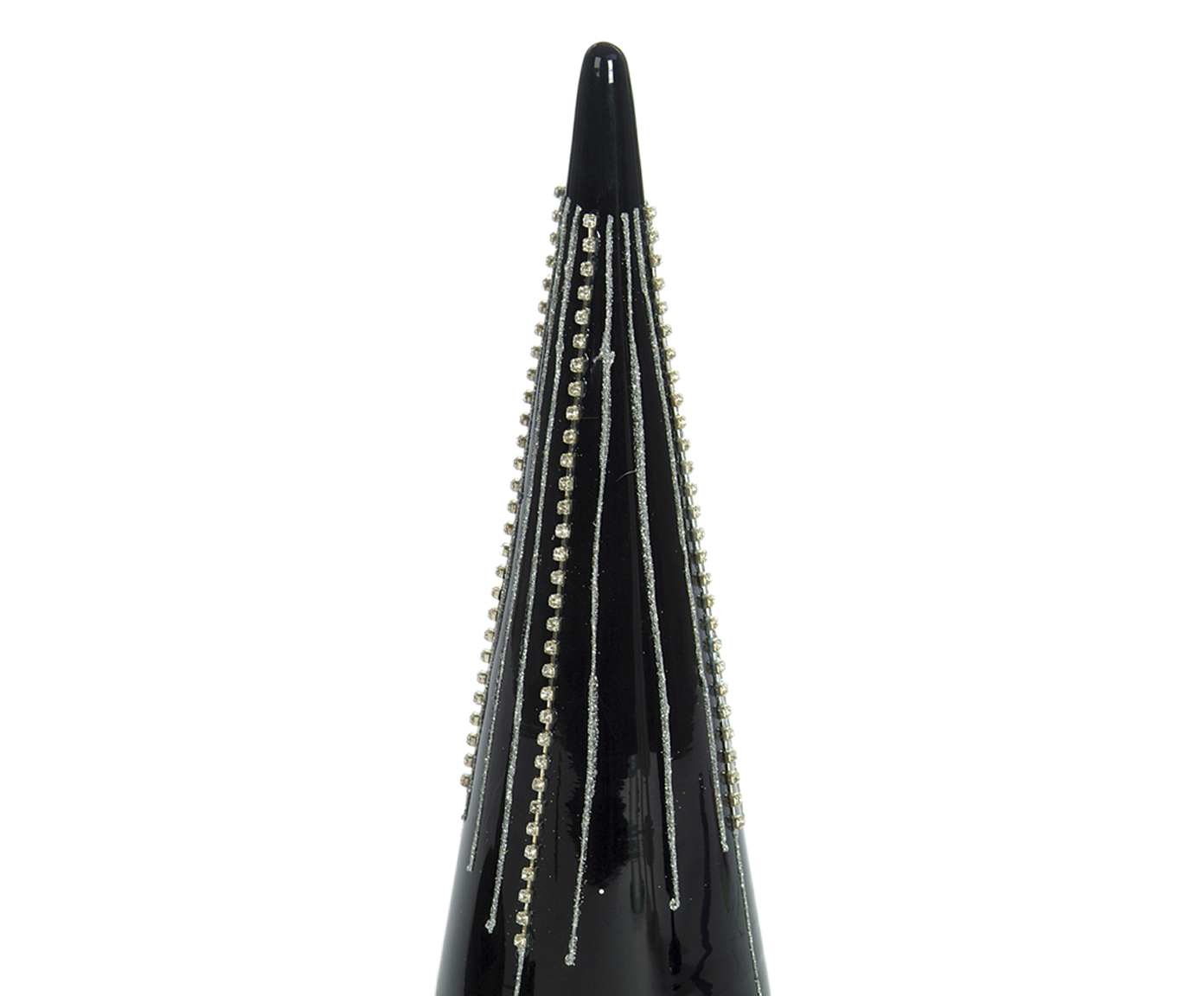 Enfeite Natalino &Aacute;rvore Diamond Preto - image 1
