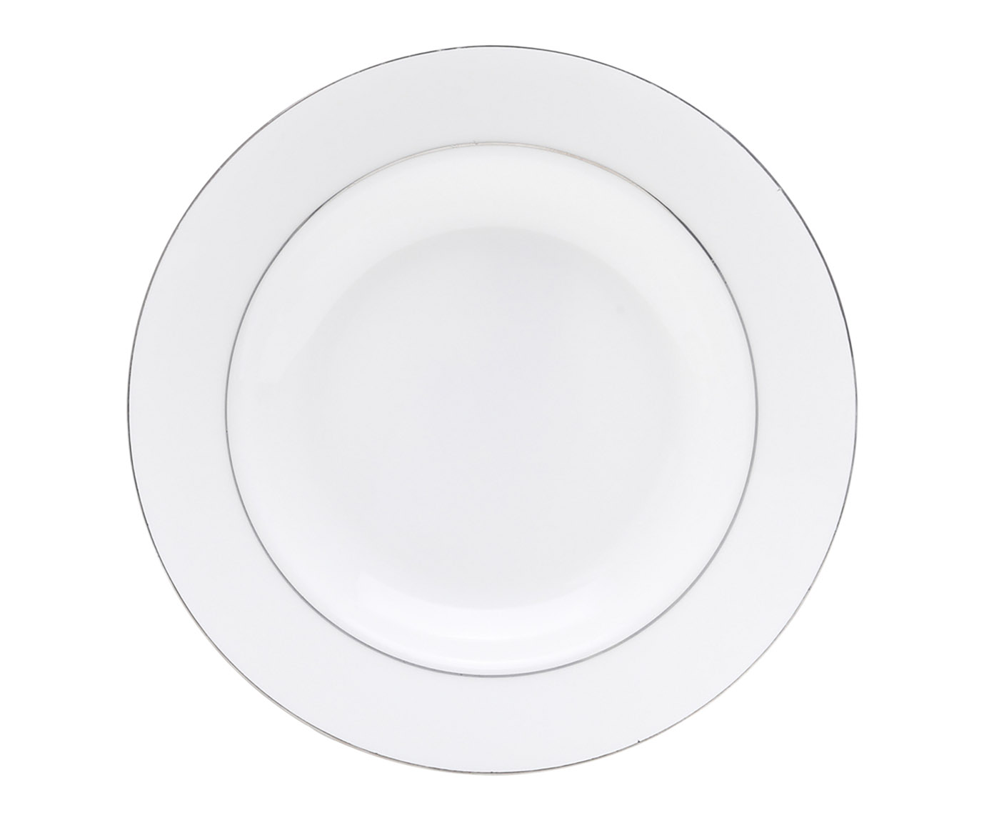 Aparelho de Jantar em Porcelana com Borda Prateada M&ocirc;naco image number 4