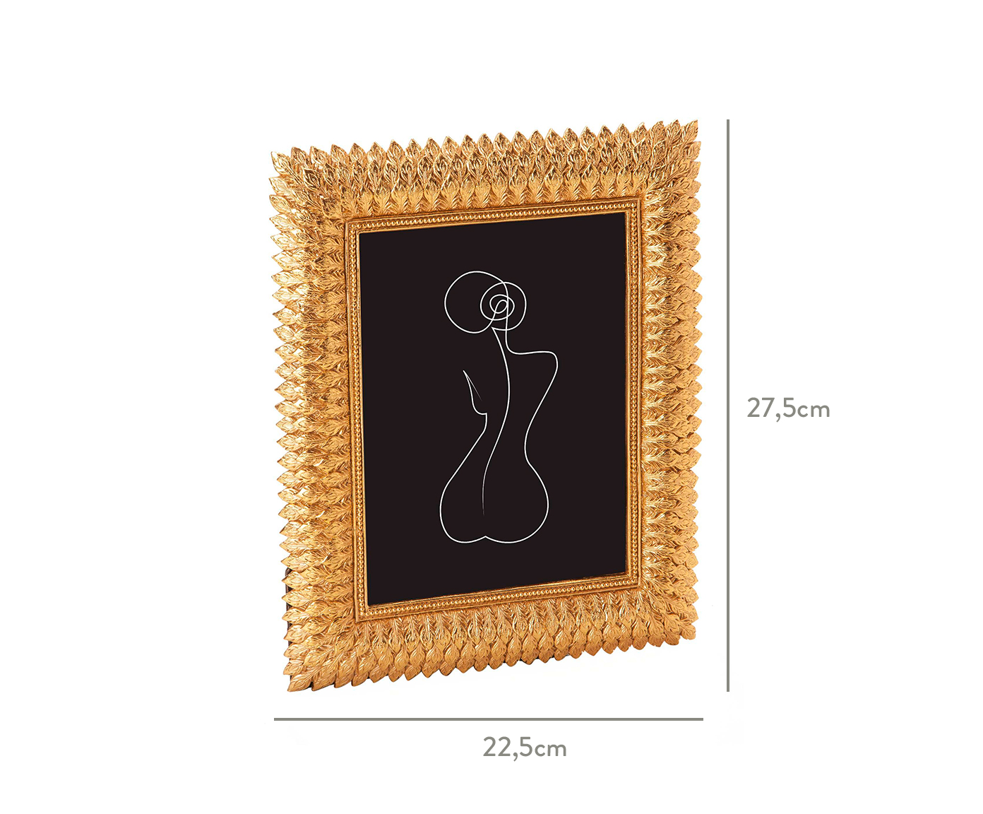 Porta-Retrato Lorene - Dourado image number 3