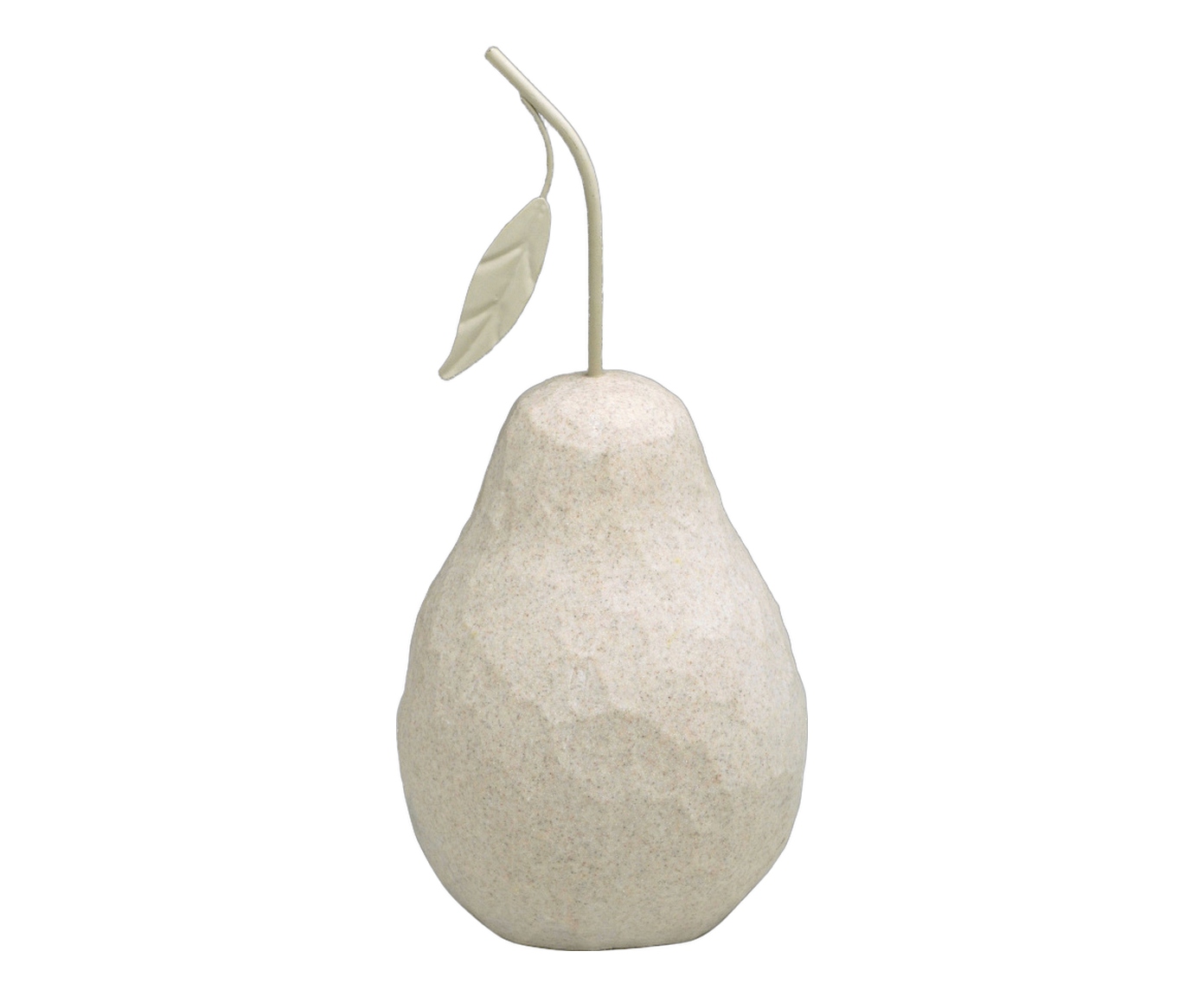 Pera Decorativa Florpera Branco e Dourado image number 0