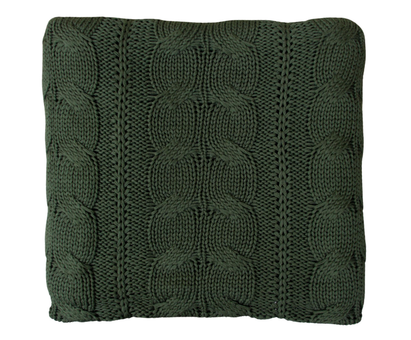 Manta Tran&ccedil;a Verde Musgo - image 0