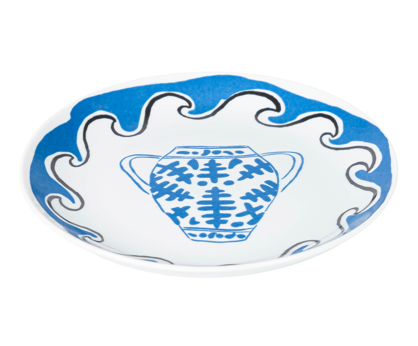 Prato de sobremesa em porcelana Vaso image number 2