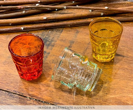 Jogo de Copos para Drinks em Vidro Edis - Colorido image number 2