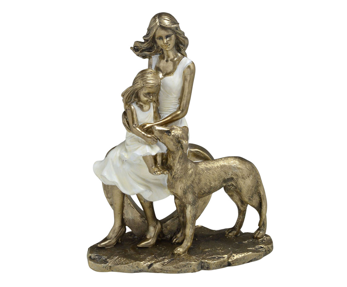 Escultura Familia com Pet Caturama image number 0