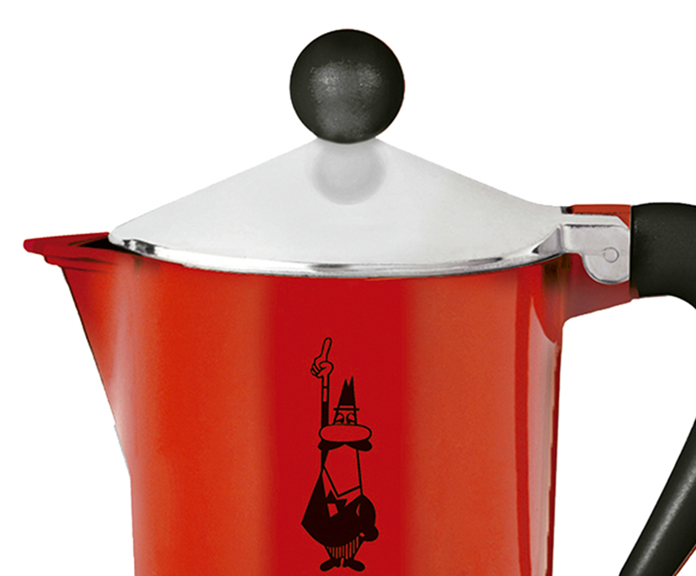Cafeteira Italiana Rainbow Vermelha - image 1