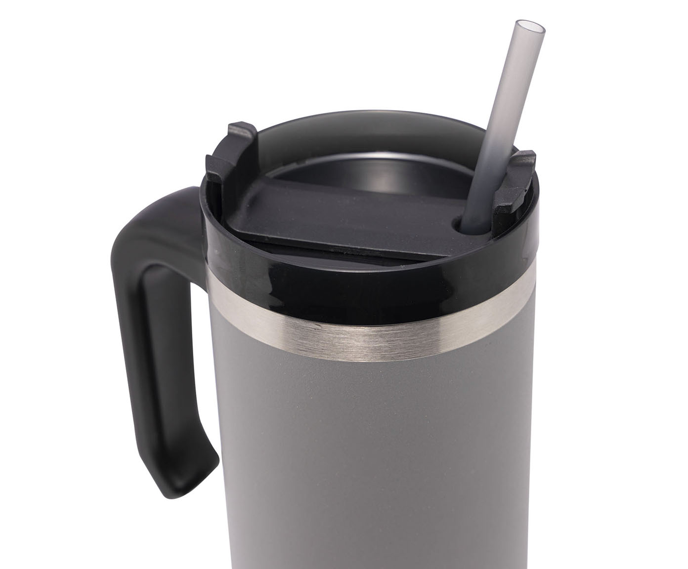 Caneca T&eacute;rmica com Parede Dupla Slimterm Cinza image number 2