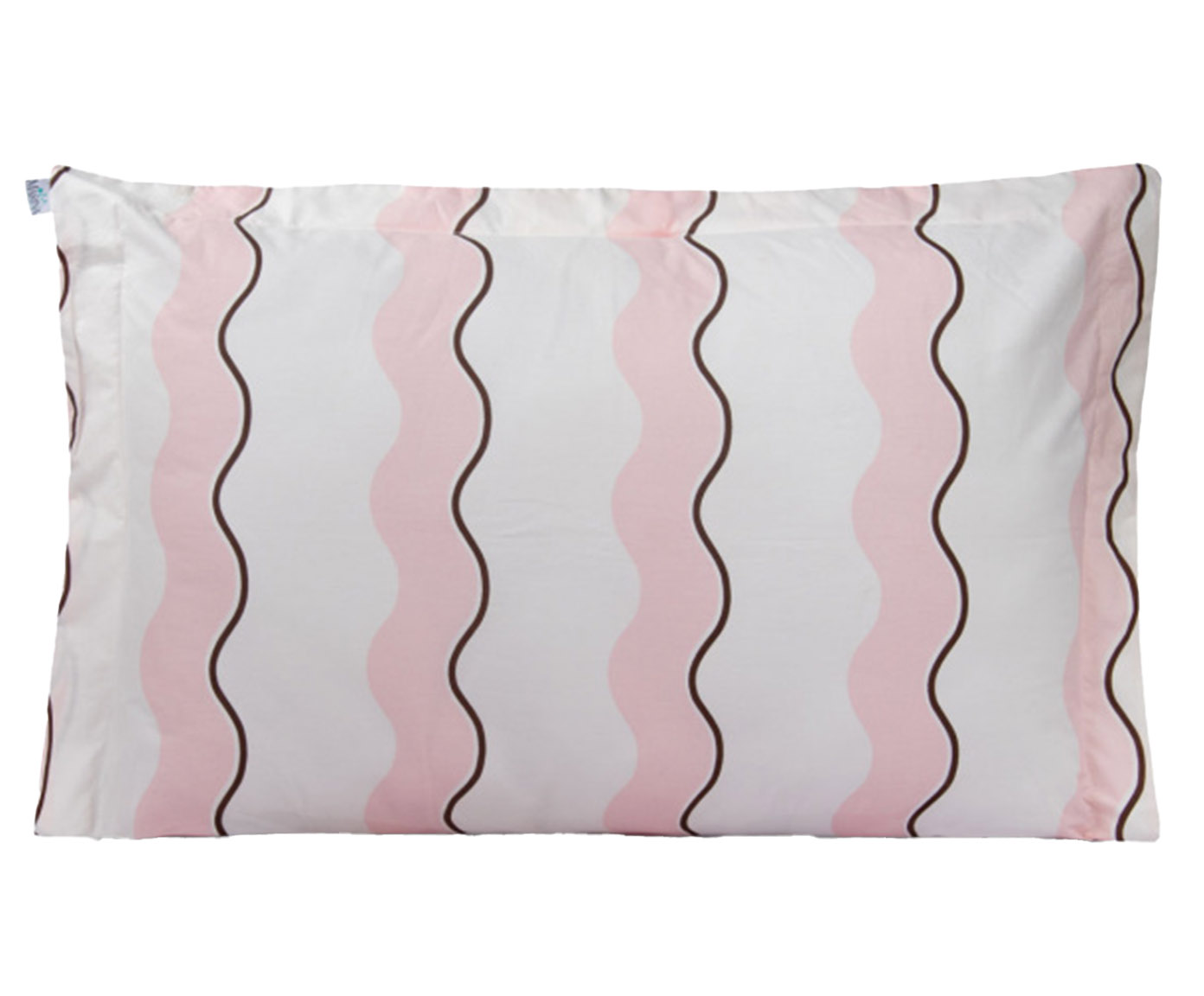 Fronha Percalle Estampada Wave Rose 200 Fios image number 0
