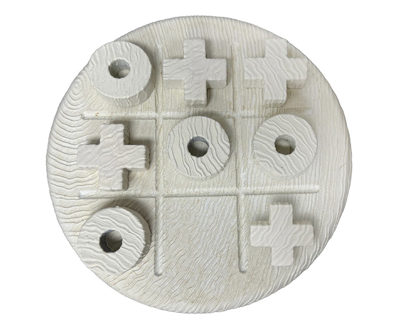 Jogo da Velha Decorativo Tris Branco image number 0