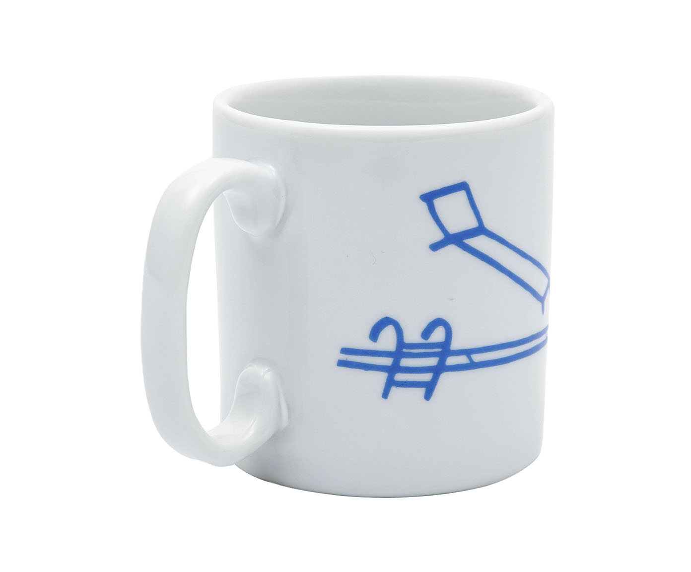 Caneca em Porcelana Piscina image number 2