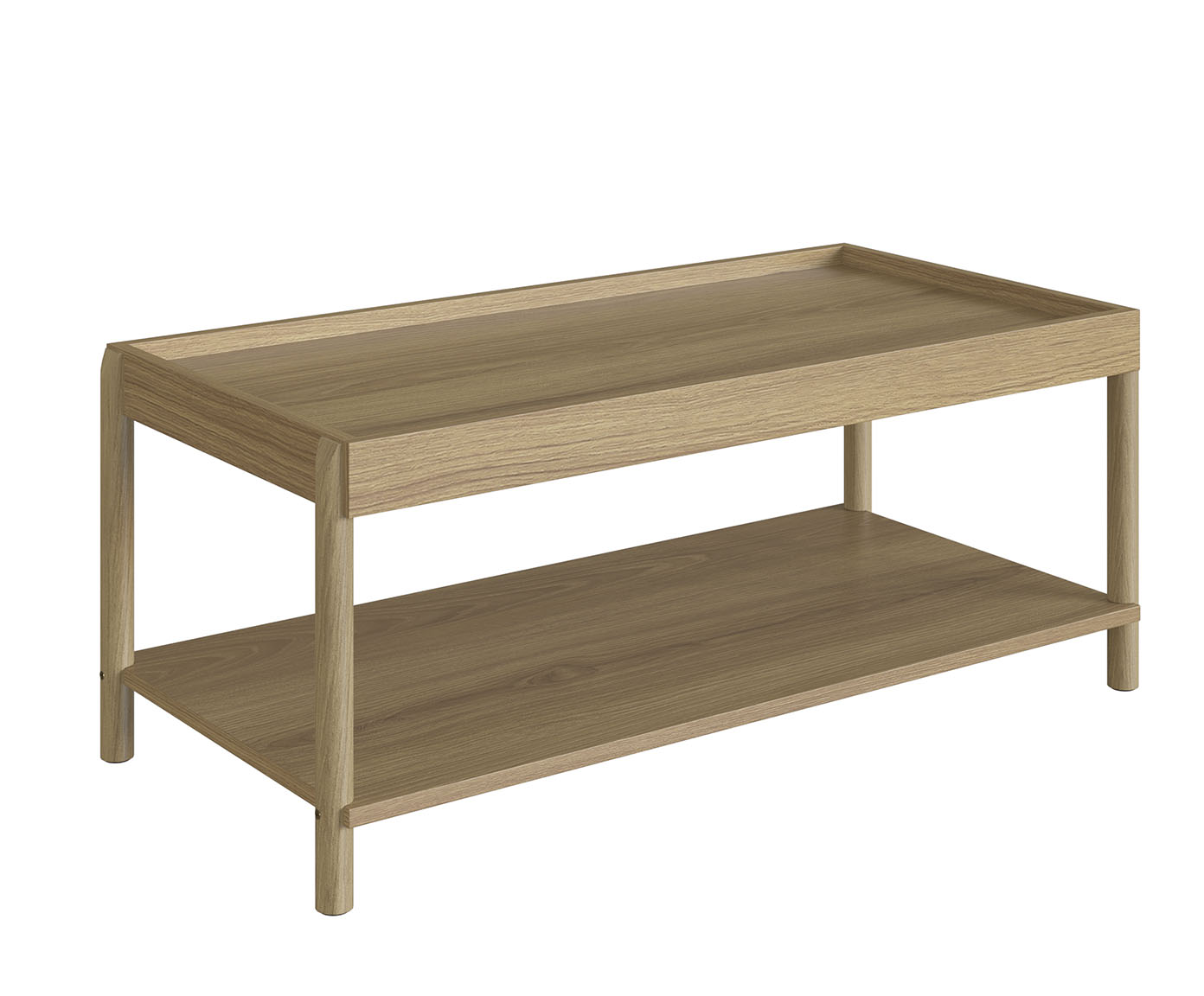 Mesa de Centro Retangular com Prateleira Oslo Hanover - image 0