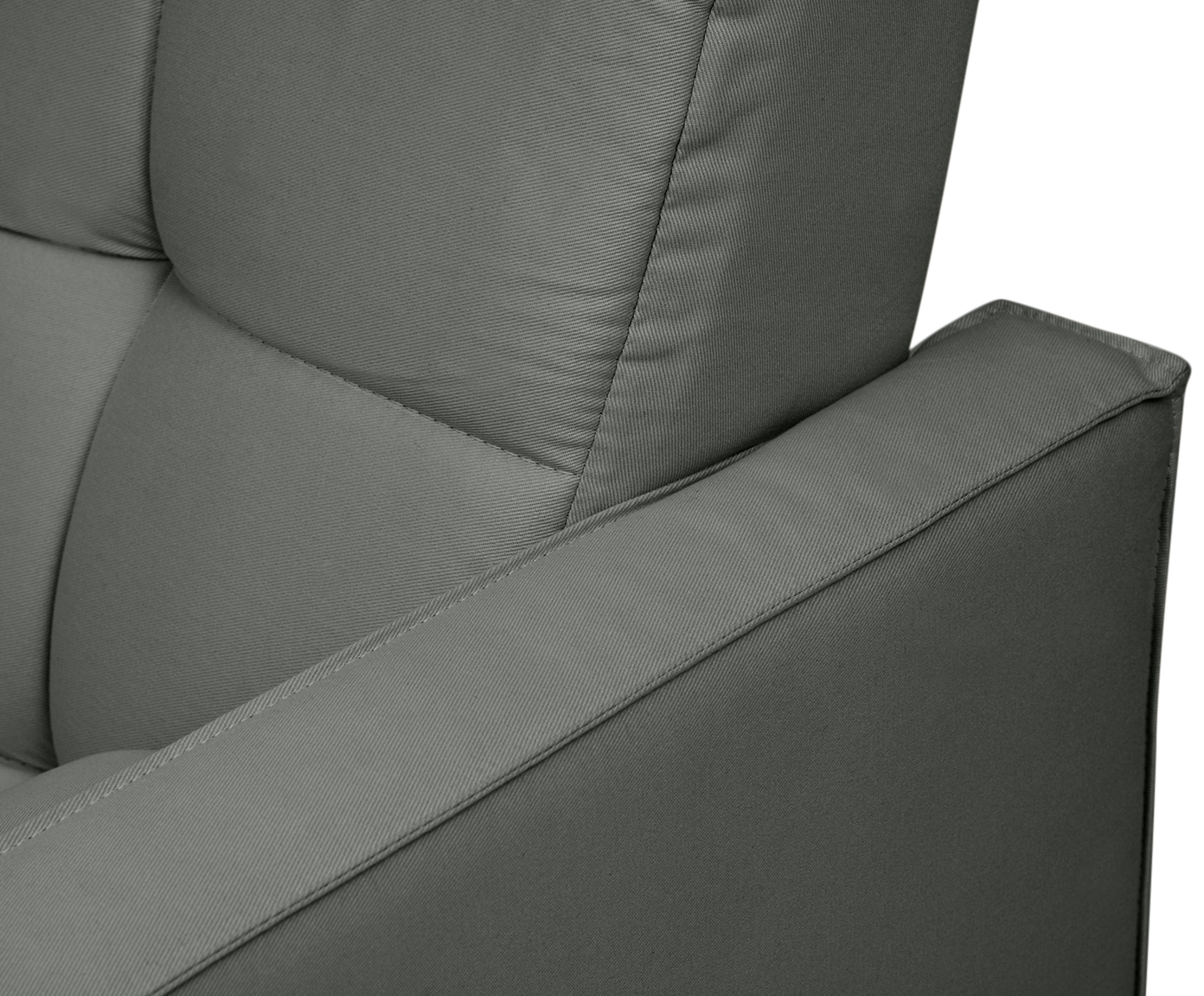 Sof&aacute; Cama Brooklyn em Sarja - Chumbo image number 10