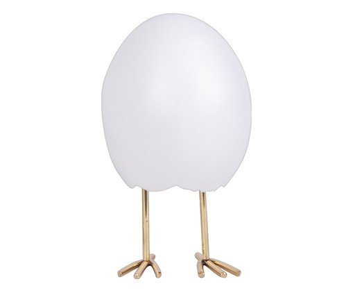 Escultura Egg Branco - image 0