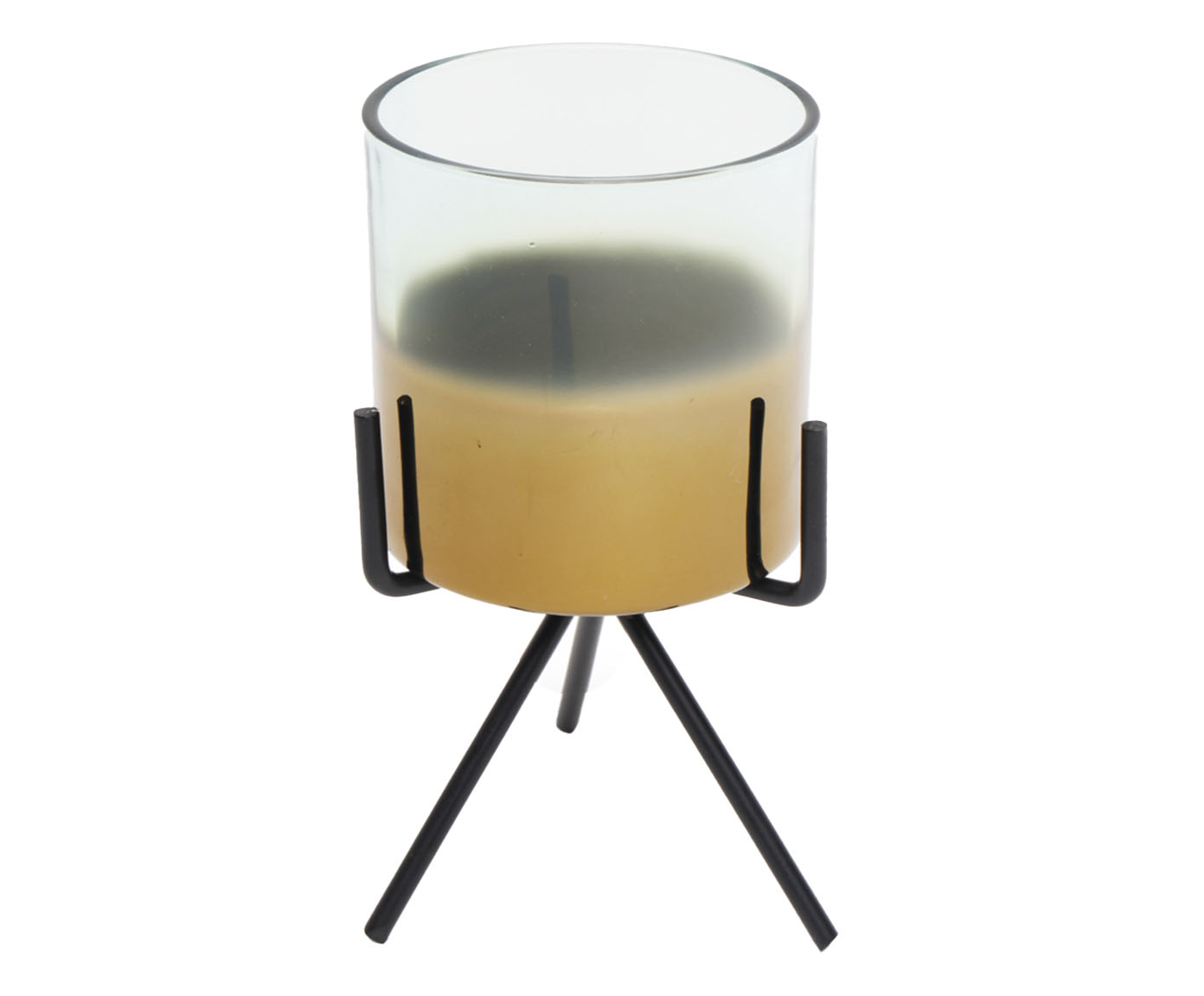 Porta Vela com Base Dourado image number 0