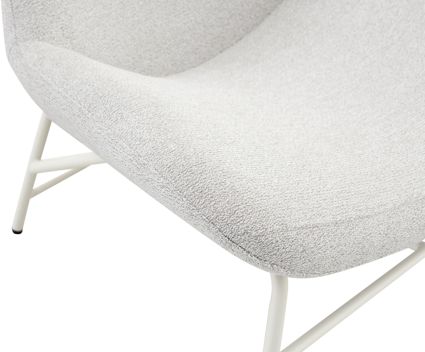 Poltrona Ariana Tecido Mescla Base Off White image number 4