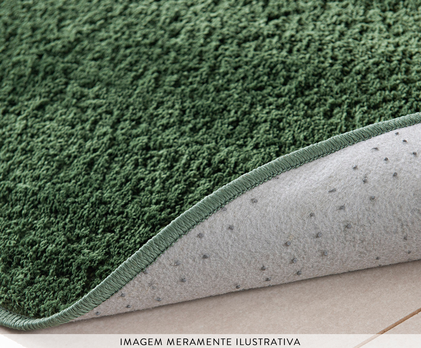 Tapete Redondo Classic Verde Musgo image number 2