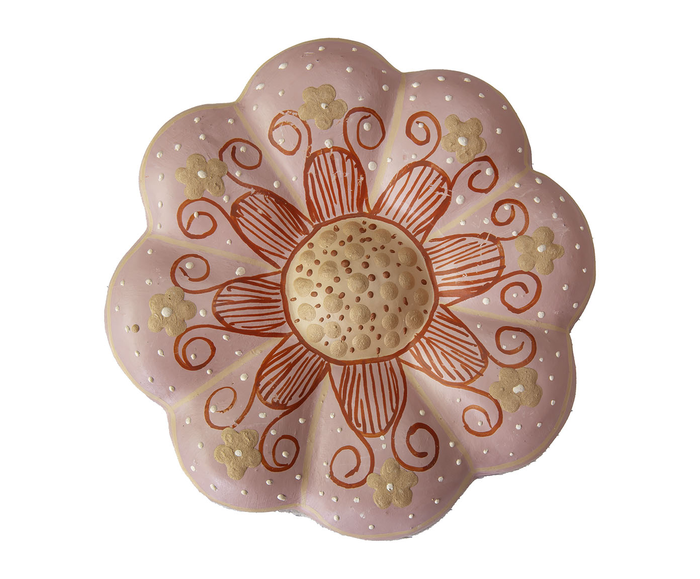 Flor de Parede Cer&acirc;mica Jequitinhonha Rosa image number 0