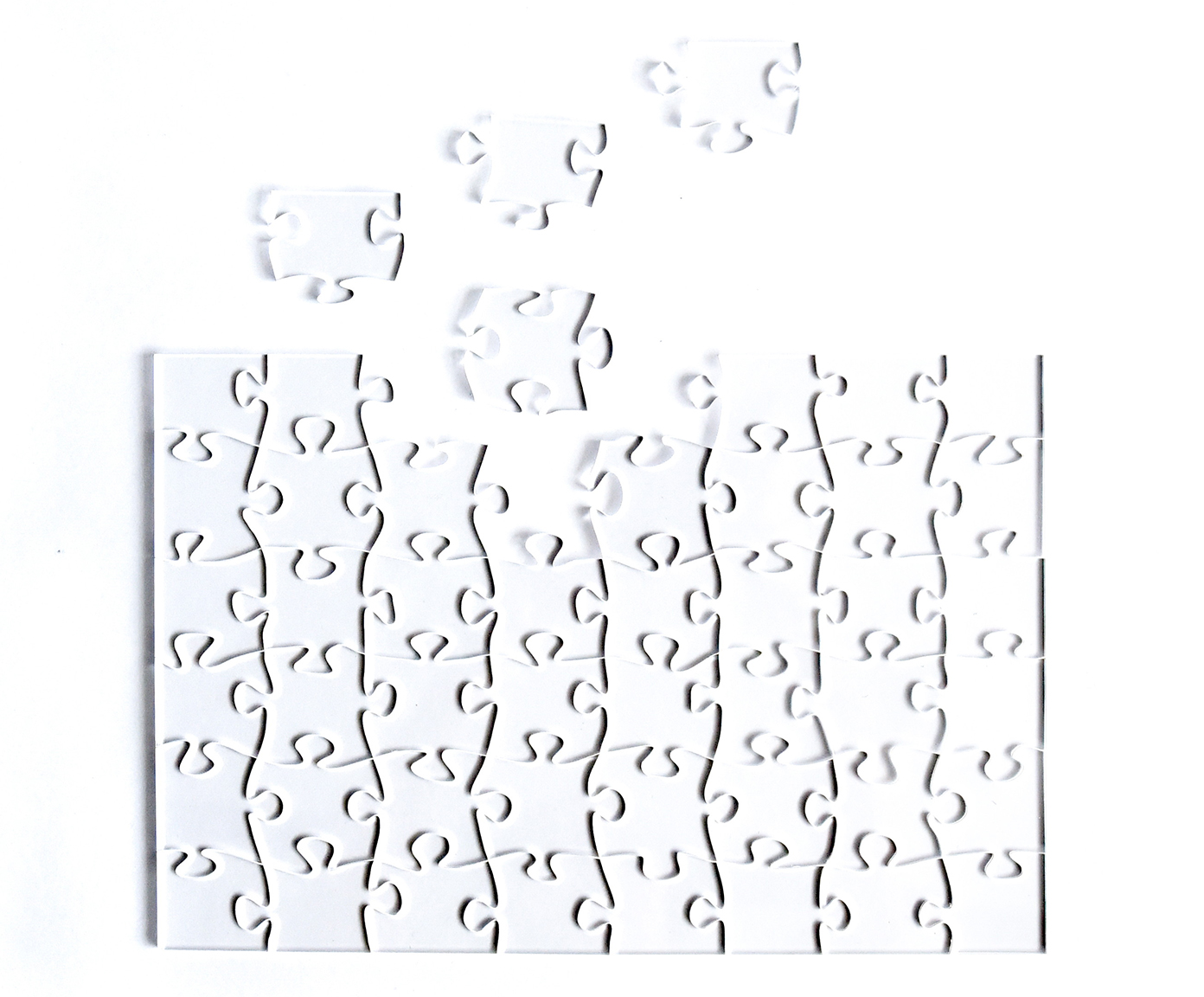 Jogo de Quebra-Cabe&ccedil;a Transparente F&aacute;cil com Moldura Preta image number 3