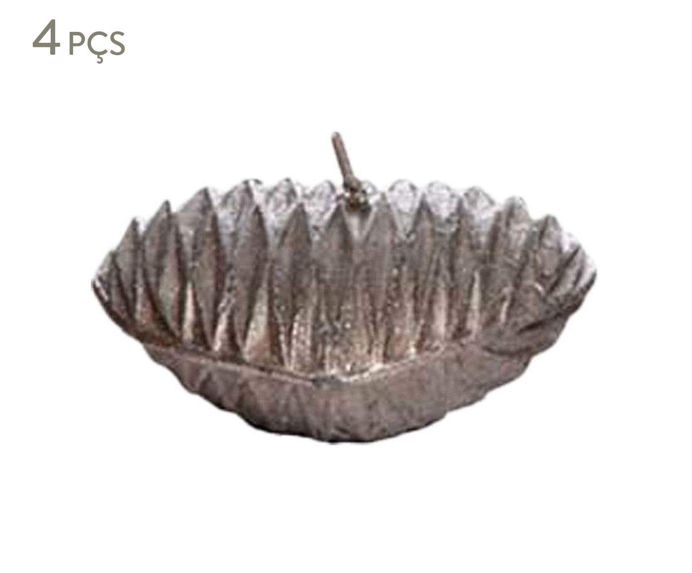 Jogo de Velas Heart Moon Cinza - image 0