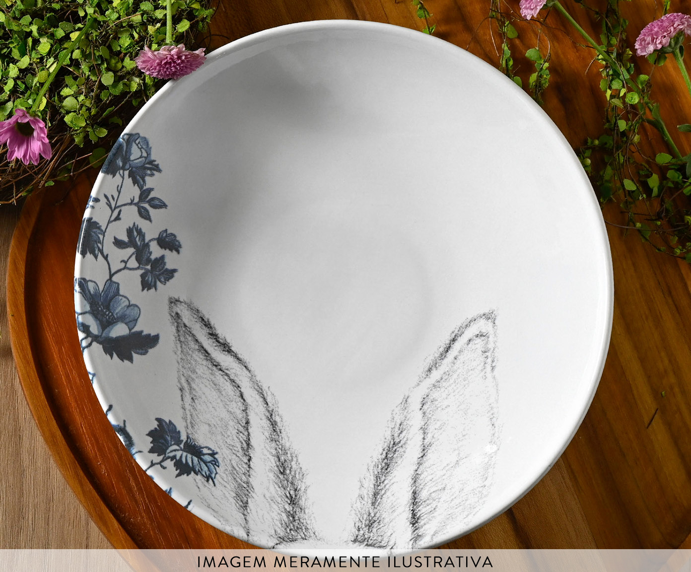 Jogo de Pratos Fundo Coup Stoneware Toile image number 3