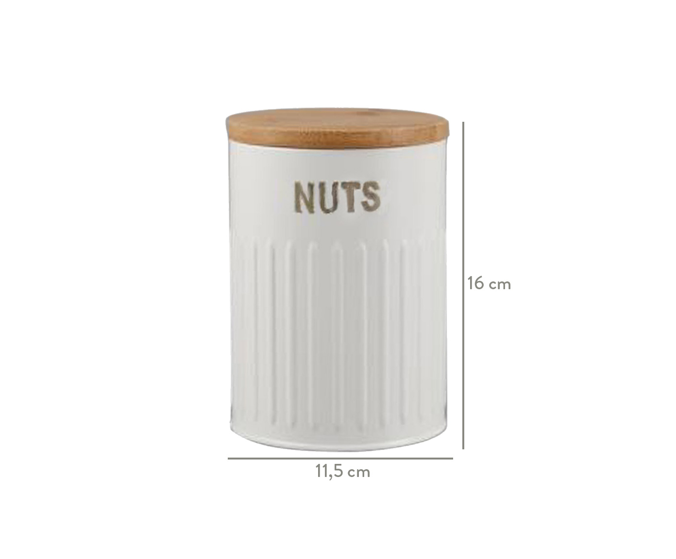 Pote de Nuts - Branco image number 2